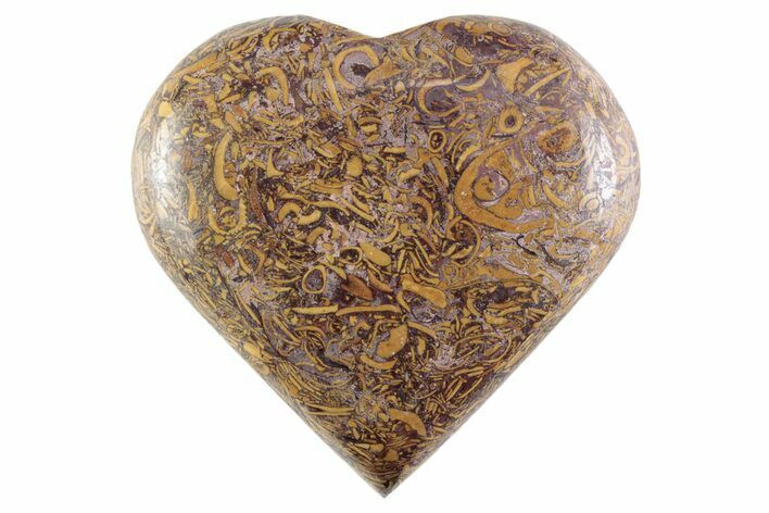Polished Miriam Jasper Heart - India #365900